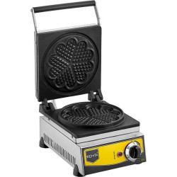 Çiçek Model Waffle Makinesi Elektrikli 21 cm Çap W12