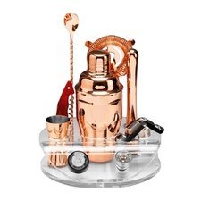 002ZCP795.jpg Zicco ZCP-795 Akrilik Standlı Bakır Bar Seti - Görsel 1