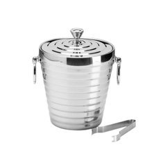 002ZKC848.jpg Zicco ZKC-848 Çift Cidarlı Çelik Buz Kovası, 17x18 cm - Görsel 1