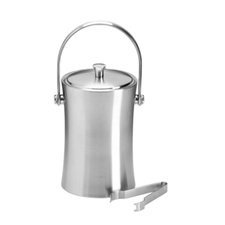 002ZKC850.jpg Zicco ZKC-850 Çift Cidarlı Çelik Buz Kovası, 14x18.5 cm - Görsel 1