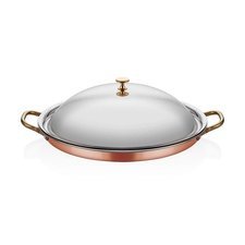 003A101OS25K-20251117-213335.jpg Altınbaşak Kapaklı Oval Sığ Sahan, 25x17x3 cm - Görsel 1