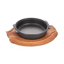 003A120GV16A.jpg Altınbaşak Döküm Demir Yuvarlak Güveç+Nihale, 16 cm - Görsel 1