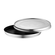 003A17024-20251117-211943.jpg Altınbaşak Kapaklı Alüminyum Pizza Tavası, 24 cm - Görsel 1