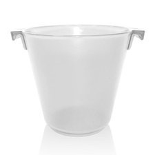 006BRD4638.jpg Biradlı BRD-4638 Akrilik Şişe Kovası, 28x23x23 cm, Şeffaf - Görsel 1