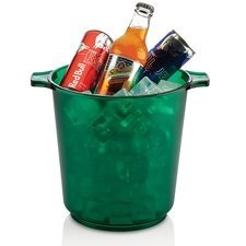006BRD4638YES.jpg Biradlı BRD-4638 Akrilik Şişe Kovası, 28x23x23 cm, Yeşil - Görsel 1