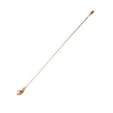 006BRD684BAKIR.jpg Biradlı BDR-684 Bar Kaşık, 50 cm, Bakır - Görsel 1