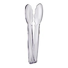 006BRDPCTSEF.jpg Biradlı PCT-SEF Polikarbon Servis Maşası, 23 cm, Şeffaf - Görsel 1