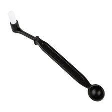 006GRV385.jpg Biradlı Groovy GRV-385 Ölçülü Kahve Makinesi Temizlik Fırçası, 18x3 cm - Görsel 1