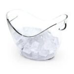 Biradlı Groovy GRV-S-107 Akrilik Şişe Kovası, 35x26x26 cm, 8 L, Şeffaf