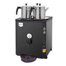 007DE10SIY.jpg Remta DE10 Jumbo Çay Makinesi, 3 Demlikli, 40 L, Elektrikli, Siyah - Görsel 1