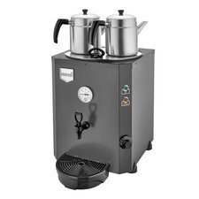 007DE11SSIY.jpg Remta DE11S Jumbo Şamandıralı Çay Makinesi, 2 Demlikli, 23 L, Elektrikli, Siyah - Görsel 1