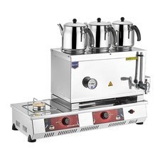 007N13E.jpg Remta N13E 55 Model Kahveci Takımlı Çay Kazanı, 3 Demlikli, 33 L, Elektrikli+Doğalgazlı - Görsel 1