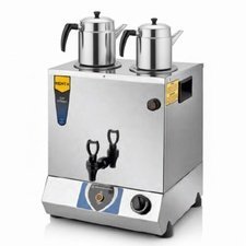 007TT02.jpg Remta TT02 Pleytsiz Çift Demlikli Çay Makinesi, 17 L, Elektrikli - Görsel 1