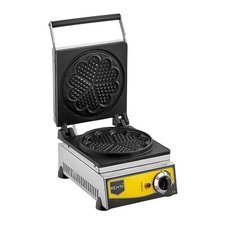 007W12.jpg Remta W12 Tekli Çiçek Model Waffle Makinesi, 21 cm, Elektrikli - Görsel 1