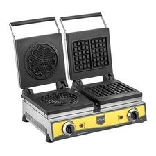 007W21.jpg Remta W21 Kare ve Çiçek Model Waffle Makinesi, Elektrikli - Görsel 1