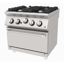 011AGK873.jpg Atalay AGK-873 730 Seri 4 Ocaklı Kuzine, 80x73x85 cm, Doğalgazlı - Görsel 1