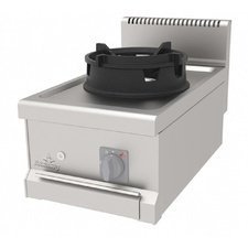 011AWO470.jpg Atalay AWO-470 700 Seri Set Üstü 1 Gözlü Wok Ocak, Doğalgazlı - Görsel 1