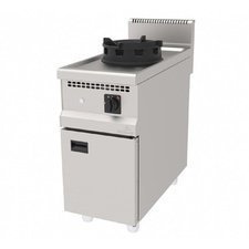 011AWO490LPG.jpg Atalay AWO-490 900 Seri Dolaplı 1 Gözlü Wok Ocak, LPG'li - Görsel 1