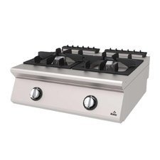 011EAGO860TLPG.jpg Atalay EAGO-860T 600 Seri 2 Gözlü Ocak, 80x60x30 cm, LPG'li - Görsel 1