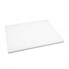 01725302BEY.jpg Türkay Kesme Levhası, Polietilen, 25x30x2 cm, Beyaz - Görsel 1