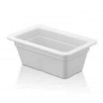 Külsan Thermoset GN 1/4-100 mm Gastronorm Küvet, 2 L, Beyaz