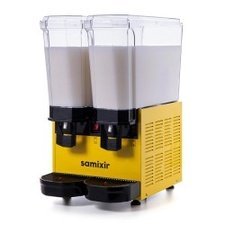 02340MMY.jpg Samixir 40.MMY Klasik Twin Soğuk İçecek Dispenseri, 20+20 L, Karıştırıcılı, Sarı - Görsel 1