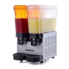 02340SSI.jpg Samixir 40.SSI Klasik Twin Soğuk İçecek Dispenseri, 20+20 L, Fıskiyeli, Inox - Görsel 1