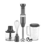 KitchenAid 5KHBV83EDG Aksesuarlı El Blenderi, Kömür Gri