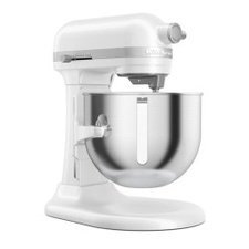 0555KSM55SXXEWH.jpg KitchenAid 5KSM55SXX Ağır Hizmet Tipi Kaldırılabilir Kaseli Stand Mikser, 5.2 L, Beyaz - Görsel 1