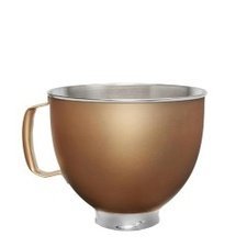 0555KSM5SSBVG.jpg KitchenAid 5KSM5SSBVG 4.8 L Stand Mikser için Paslanmaz Çelik Kase, Altın - Görsel 1