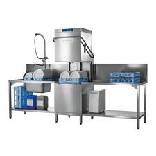 0652710FPD2550.jpg Hobart Giyotin Tip Bulaşık Yıkama Makinesi, 1080 Tabak/Saat - Görsel 1