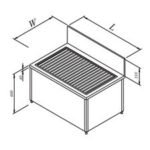 Öztiryakiler Kazan Yıkama Evyesi, 140x80 cm