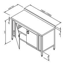 08378681460823.jpg Öztiryakiler İzolasyonlu Sırtlı Sıcaklık Dolabı, 140x60 cm - Görsel 1