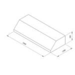 Öztiryakiler Duvar Tipi Filtresiz Davlumbaz, 200x120 cm