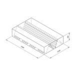 Öztiryakiler Kutu Tip Filtreli Çift Cidar Davlumbaz, 300x250 cm