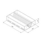 Öztiryakiler Kutu Tip Filtreli Çift Cidar Davlumbaz, 400x200 cm