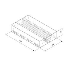 08378854520514.jpg Öztiryakiler Kutu Tip Filtreli Çift Cidar Davlumbaz, 450x200 cm - Görsel 1