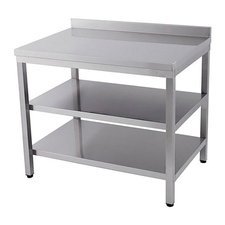 08379111206004.jpg Öztiryakiler Ara Raflı Sırtlı Çalışma Tezgahı, 120x60 cm - Görsel 1