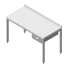 08379111407023.jpg Öztiryakiler Polietilen Tabla Tek Çekmeceli Çalışma Tezgahı, 140x70 cm - Görsel 1