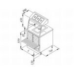 Öztiryakiler Ahşap Kaplı Sıcak Servis Ünitesi, 240x70 cm, Elektrikli