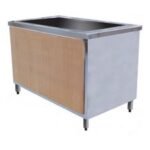 Öztiryakiler TAG 270 NTV Ahşap Kaplamalı Soğuk Servis Bankosu, 142x70x85 cm