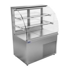 0837ETD11C12SS.jpg Öztiryakiler Bombe Camlı Teşhir Dolabı, 290 L - Görsel 1