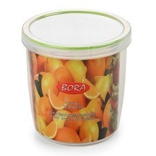 085BO058.jpg Bora Plastik Saklama Kabı, Contalı, Vidalı, 1050 ml, No: 9, 1.06 L - Görsel 1