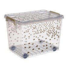 085BO279.jpg Bora Plastik Tekerlekli Kasa, No: 22, Resimli, 31.8 L - Görsel 1