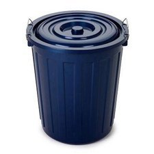 085BO713.jpg Bora Plastik Çöp Kovası, No: 4, 48 L, Gri - Görsel 1