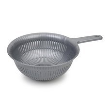 085BO741.jpg Bora Plastik Saplı Pirinç Süzgeç, 22.5 cm, Gri - Görsel 1