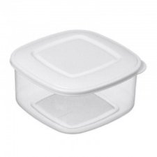 085BO804.jpg Bora Plastik Köşeli Saklama Kabı, No: 2, 1.5 L - Görsel 1