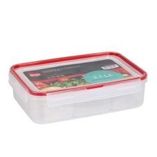 085BO892.jpg Bora Plastik Click Bölmeli Saklama Kabı, 2.1 L - Görsel 1