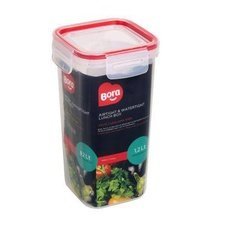 085BO894.jpg Bora Plastik Click Uzun Saklama Kabı, 1.2 L - Görsel 1