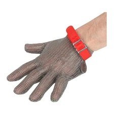 0878404000110.jpg Epinox Niroflex M Çelik Eldiven, Kırmızı - Görsel 1